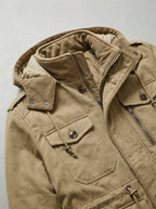 Insulated Winter Jacket Men Waterproof Thermal Wool