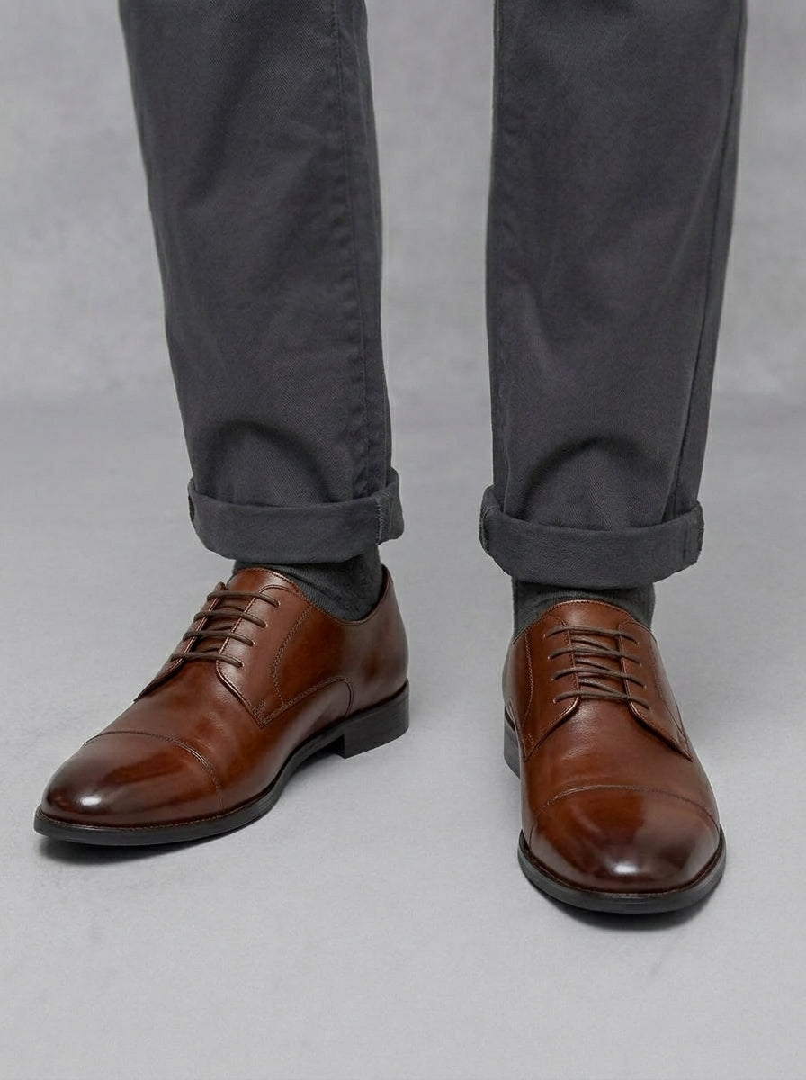 Leather Oxford Shoes Men Orthopedic