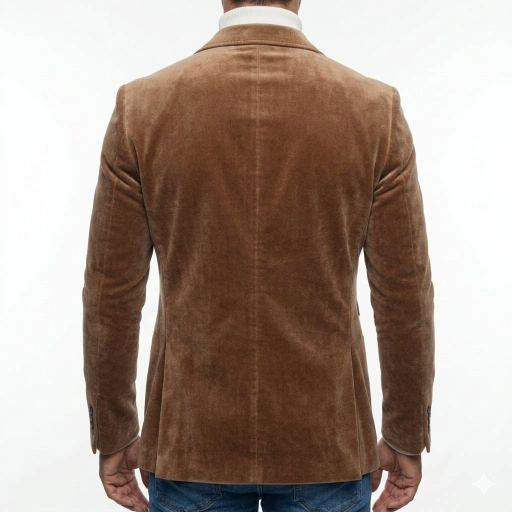 Wool Blazer Men Slim Fit