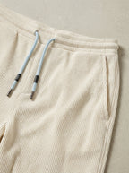 Cotton Chino Shorts Men Drawstring Side Pockets