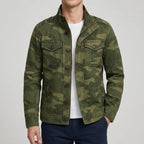 Green Field Jacket Men – Cotton Military Style