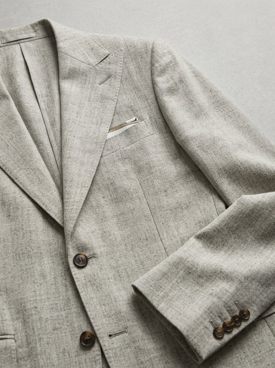 Wool Slim-Fit Two-Button Blazer Men