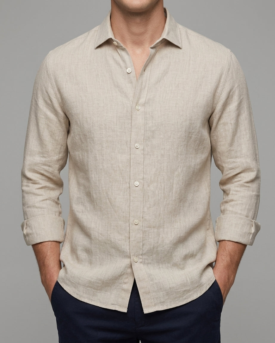 Linen Casual Shirt Men – Summer Essential