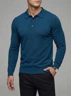 Belessia Merino Wool Polo Shirt  - Soft Knit Men