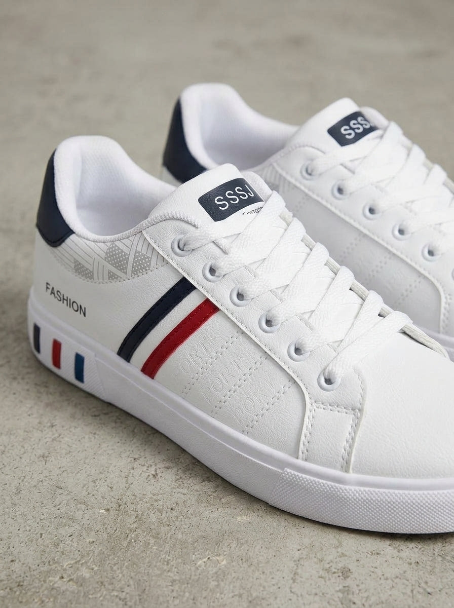 Leather Casual Sneakers Men