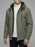 Leather Jacket Men Elegant Modern