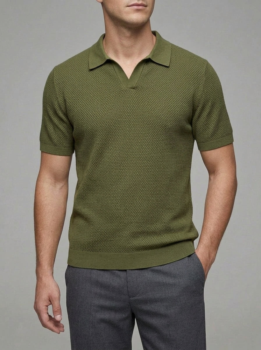 Noah Textured Polo Shirt Men