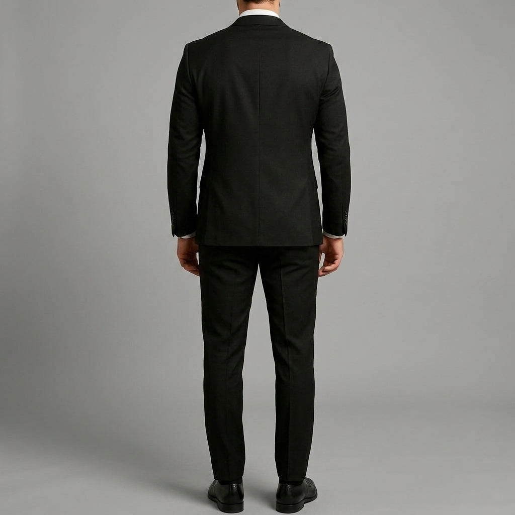 Wool Slim-Fit 3-Piece Suit Men