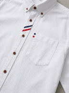 Cotton Long Sleeve Button Down Shirt Men
