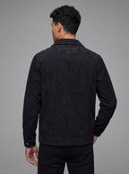 black workwear wool jacket backside