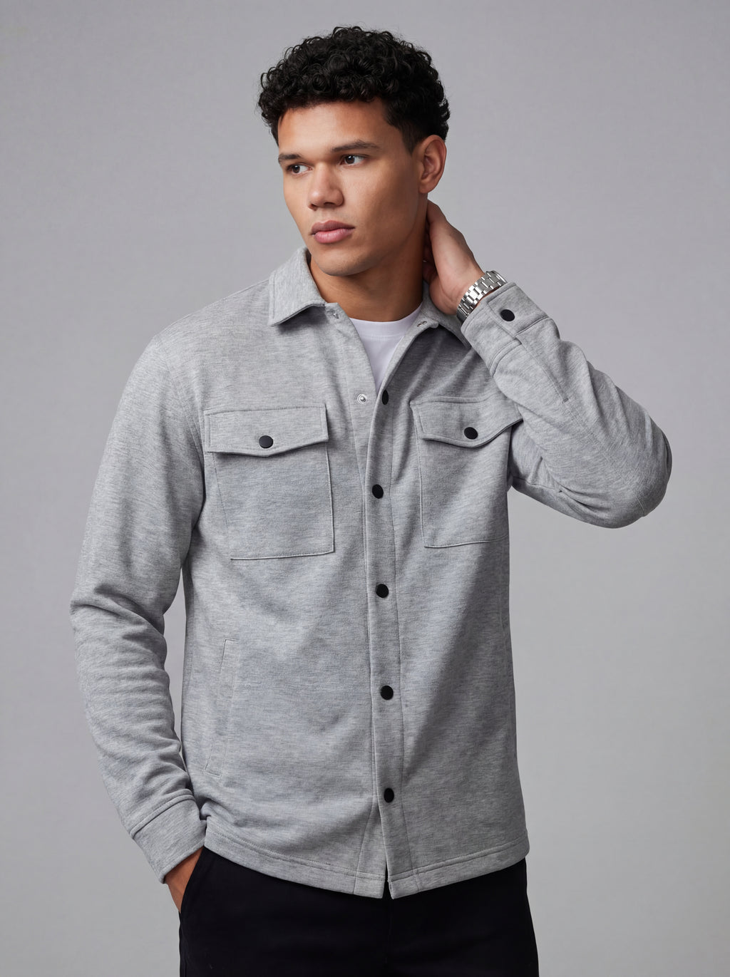 light grey wool jacket