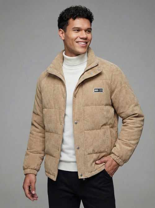 beige wool jacket