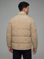 beige wool jacket backside