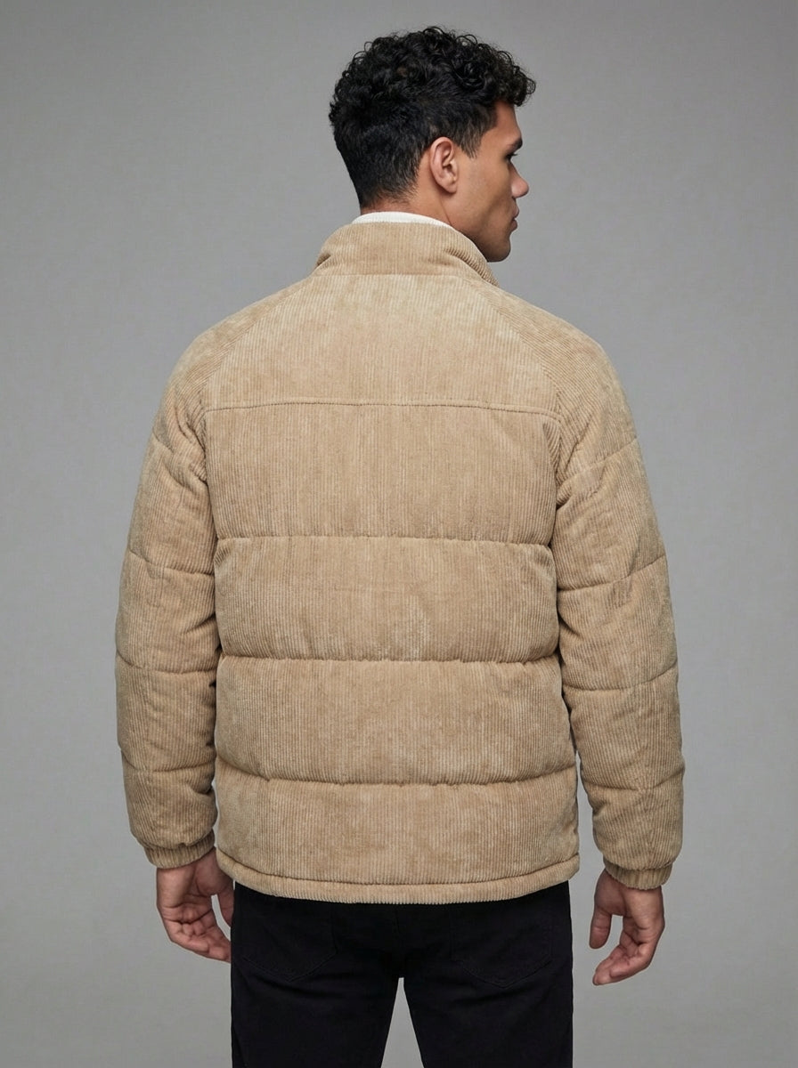 beige wool jacket backside