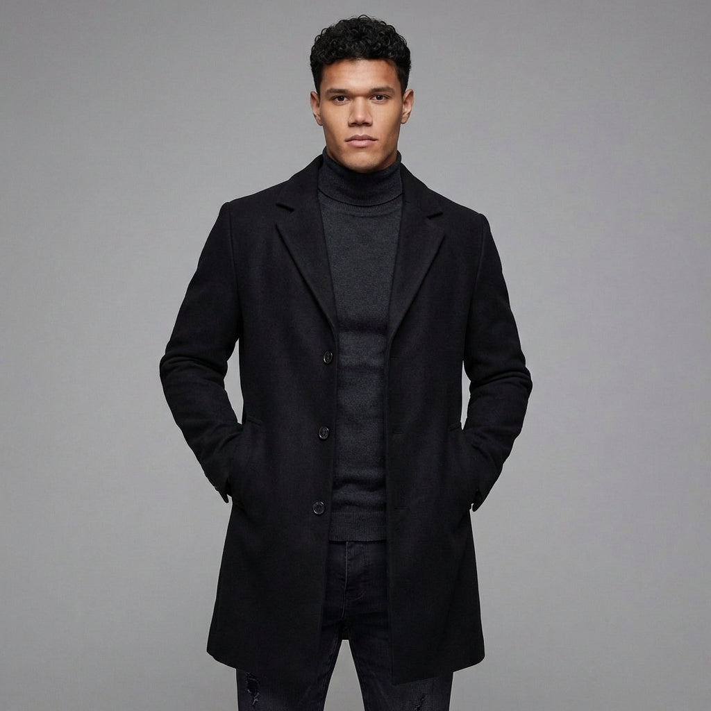 black wool jacket